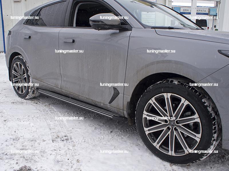 Пороги боковые для Changan UNI-K (LB007) Пороги боковые для Changan UNI-K (LB007)