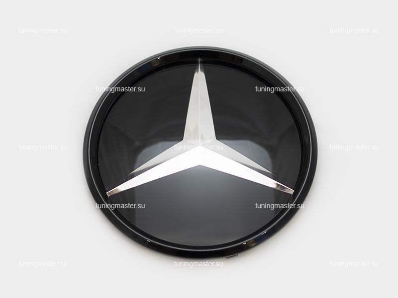 Эмблема стеклянная звезда в решетку радиатора Mercedes Benz096 Эмблема стеклянная звезда в решетку радиатора Mercedes Benz (Black)